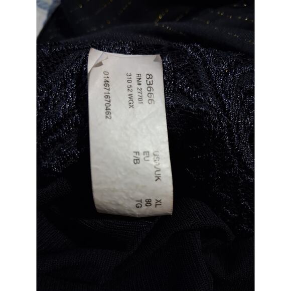 Y2K Sweet Nothings Womens Size XL Lace Metallic Whimsigoth Fairygoth Witchy Cami - Picture 9 of 10